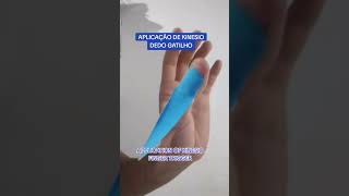 COMO COLOCAR KINESIO PARA DEDO GATILHO kinesio dica kinesiotape [upl. by Aimek915]