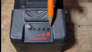 Snap on battery charging count [upl. by Eelirrem92]