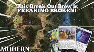 This Break Out Brew is FREAKING BROKEN  Break Out Amalia  Modern  MTGO [upl. by Till809]