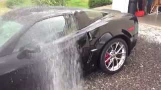 Gtechniq EXO Durability Test After 1 Year  Black Corvette Z06 [upl. by Krein]