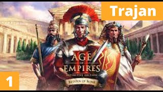 AoEII DE FR Return of Rome  Trajan 1 [upl. by Raskind534]