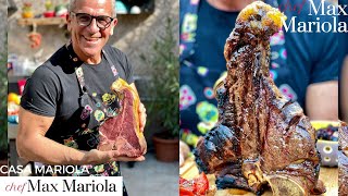 BISTECCA VACA RUBIA GALLEGA Che cos’è e come cuocerla ricetta di Chef Max Mariola [upl. by Ahsieket]