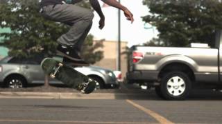 Skateology laser flip 1000 fps slow motion [upl. by Arther]