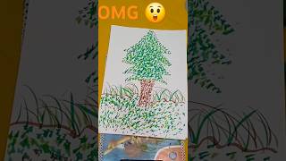 Dot Drawing ll Dot Tree 🌳 drawing art dots shortsvideo shorts [upl. by Georgeanna]