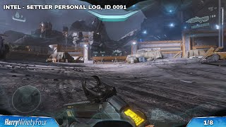 Halo 5 Guardians  All Collectible Locations  Mission 4 Meridian Station Intel Files Skulls [upl. by Cutler]