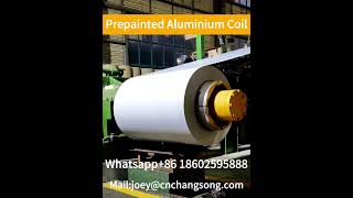 Alloy 3003 Prepainted Color Coated Aluminum Coil for homeuse Microwave oven [upl. by Salina]