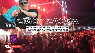 ZIGGY ZAGGA Atta Halilintar Sohwa Halilintar  Live Serang Banten Creative Fest [upl. by Nelie]