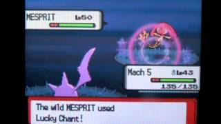 Shiny Pokemon Diamond  Pearl Walkthrough Part 61 Mesprit The Being Of Emotion [upl. by Adnana]