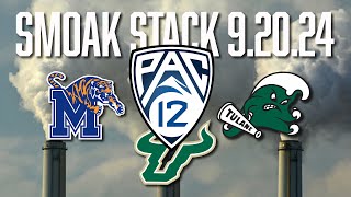 The Smoak Stack Headlines of the Day  Pac12 Realignment  Memphis  Tulane  USF  Billy Napier [upl. by Alba]