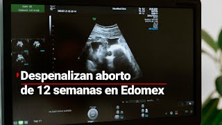 Congreso del Estado de México aprueba despenalización del aborto hasta las 12 semanas de gestación [upl. by Eanom]