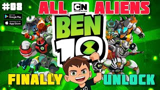 UNLOCKED ALL ALIENS👽 BEN 10 POWER TRIP08🤔🤔ben10powertrip ben10 [upl. by Analim]