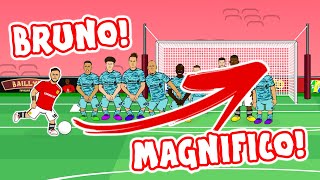 💥BRUNO MAGNIFICO💥 Fernandes FreeKick vs Liverpool 32 Man Utd FA Cup goal highlights 2021 [upl. by Yole]