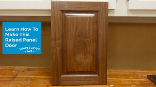 How To Make A Raised Panel Cabinet Door [upl. by Ekard]