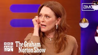 Julianne Moores Major Phone Anxiety 📞 The Graham Norton Show  BBC America [upl. by Anniala]