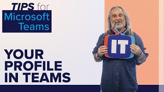 Setting Your Profile in Teams photo name availability  Tips for Microsoft Teams [upl. by Nivrac]