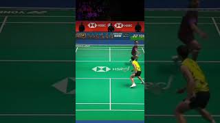 Lightning Fast Reaction from Jonatan Christie‼️shorts badminton [upl. by Acinok]