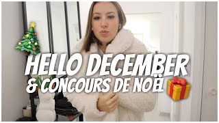 HELLO DECEMBER amp concours de Noël 🎅  VLOGMAS 1 [upl. by Ajnotal]