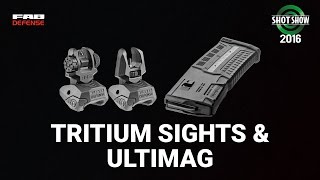 Fab Defense Tritium Sights and Ultimag  SHOT Show 2016 [upl. by Anha]