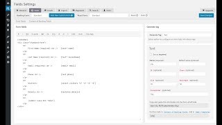 Booking Calendar Legacy Version  Booking admin panel  Configure booking form fields [upl. by Ahsa]