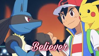 Ashs Riolu to Lucario Believer AMV Edit [upl. by Anetta689]