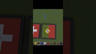 Making Flags in Minecraft Part5 Portugal 🇵🇹 [upl. by Moor]