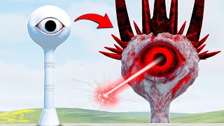 I FOUND NEW HORROR WATER EYE TOWER MONSTER in Garrys Mod [upl. by Iliam38]