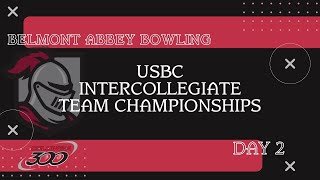 Belmont Abbey Varsity Men  2024 USBC Intercollegiate Team Championships Sectionals Day 2 [upl. by Anin]