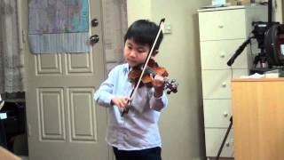 Violin Boy Paganini  Christian Li Aged 6 [upl. by Yahsel]