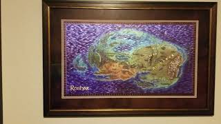 Foil map of Roshar  Framed [upl. by Tuddor]