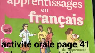 mes apprentissages en français 3 page 41 [upl. by Attaynek]