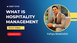 WHAT IS HOSPITALITY MANAGEMENT Short video highlighting the important areas in a hotel [upl. by Powell802]