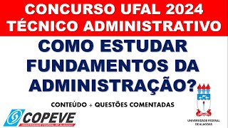 COMO ESTUDAR PARA O CONCURSO DA UFAL TODOS OS CARGOS SOLICITE SEU MATERIAL [upl. by Krahling]