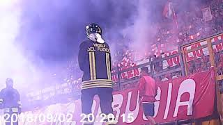 02092018 PERUGIA VS ASCOLI I TIFOSI DELLA CURVA NORD [upl. by Ezmeralda]