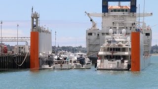 Super Yacht amp Launch Delivery to Auckland New Zealand 2016 [upl. by Nyved]