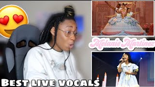 MELANIE MARTINEZ MULTIPLE LIVE PERFORMANCES  REACTION  Favour [upl. by Namrej]