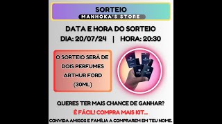 Sorteio Perfume Arthur Ford [upl. by Hada]