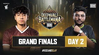 Deepavali BattleMania 2024  HINDI  Grand Finals D2  BGMI  Ft IQOO SouL Carnival 8Bit etc [upl. by Amo]