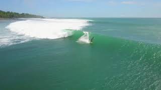 Pavones Drone Footage  2nd Longest Wave in Western Hemisphere [upl. by Htaeh285]