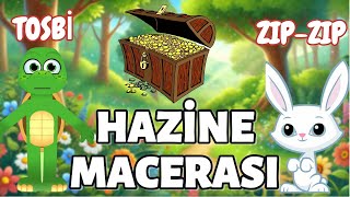 🐢🐰 Tosbi ve Zıpzıp’ın Hazine Macerası 🌟  Animasyon  Çocuk Hikayeleri 📚 [upl. by Anavi]