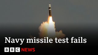 Trident missile test fails for second time in a row  BBC News [upl. by Staffard18]