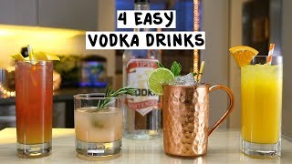 Four Easy Vodka Drinks [upl. by Amlev]