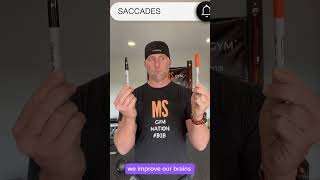 Improve Balance Doing Eye Jumping SACCADES  Multiple Sclerosis Exercise [upl. by Danete]