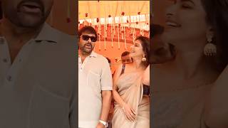 chiranjeevi iswaryamenon nabhanatesh Visuals At Nagabandham The Secret Treasure Pooja Ceremony [upl. by Orgell]