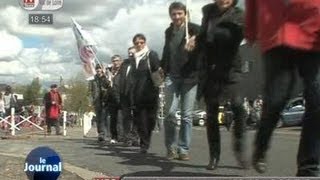 Amboise mobilisation au lycée Léonard de Vinci [upl. by Vel331]