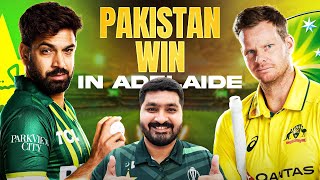 Pakistan beat Australia by 9 wickets in Adelaide  Haris Rauf 295 vs Australia  Muhammad Rizwan [upl. by Inittirb]