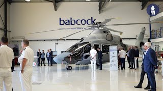 First Airbus H160 SAR Helicopter Delivered to Babcock for the French Navy [upl. by Carlo]