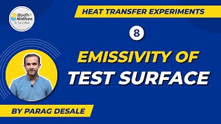 8 Emissivity of a Test Surface l Radiation Heat Transfer Experiment [upl. by Idyak391]