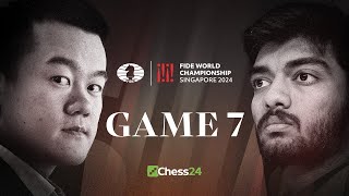 GUKESH vs DING FIDE WORLD CHAMPIONSHIP 2024 Game 7  Will It Be Decisive [upl. by Sheryl]