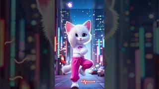 Cat dance funny viralvideo foryou shorts viralvideo kids [upl. by Aisatnaf435]