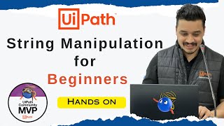 String Manipulation in UiPath for Beginners  Data Manipulation in RPA UiPath [upl. by Ahsienroc]